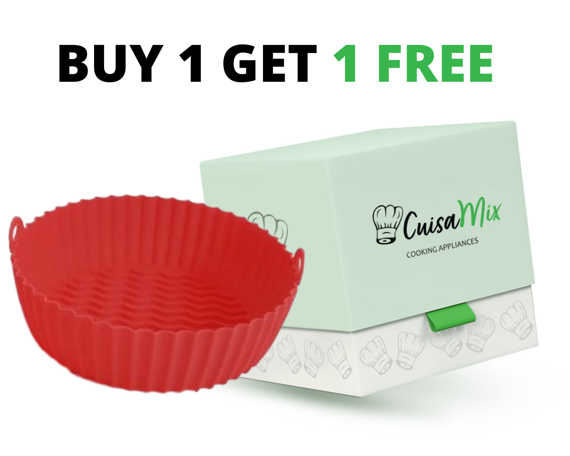 Moufrix - Silicone Mold for Air Fryers (+ 1 FREE)