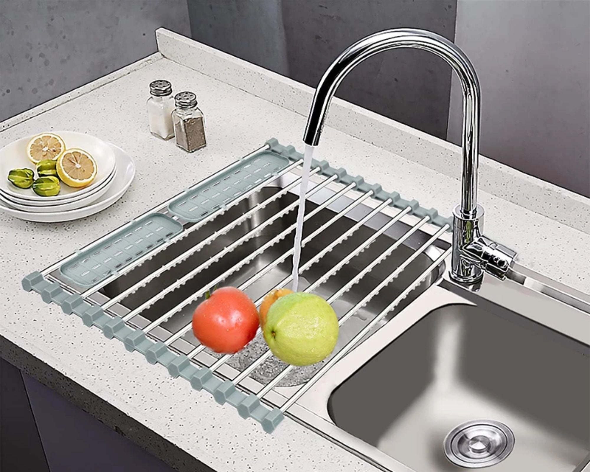 Glix - Roll-Up Dish Drying Rack