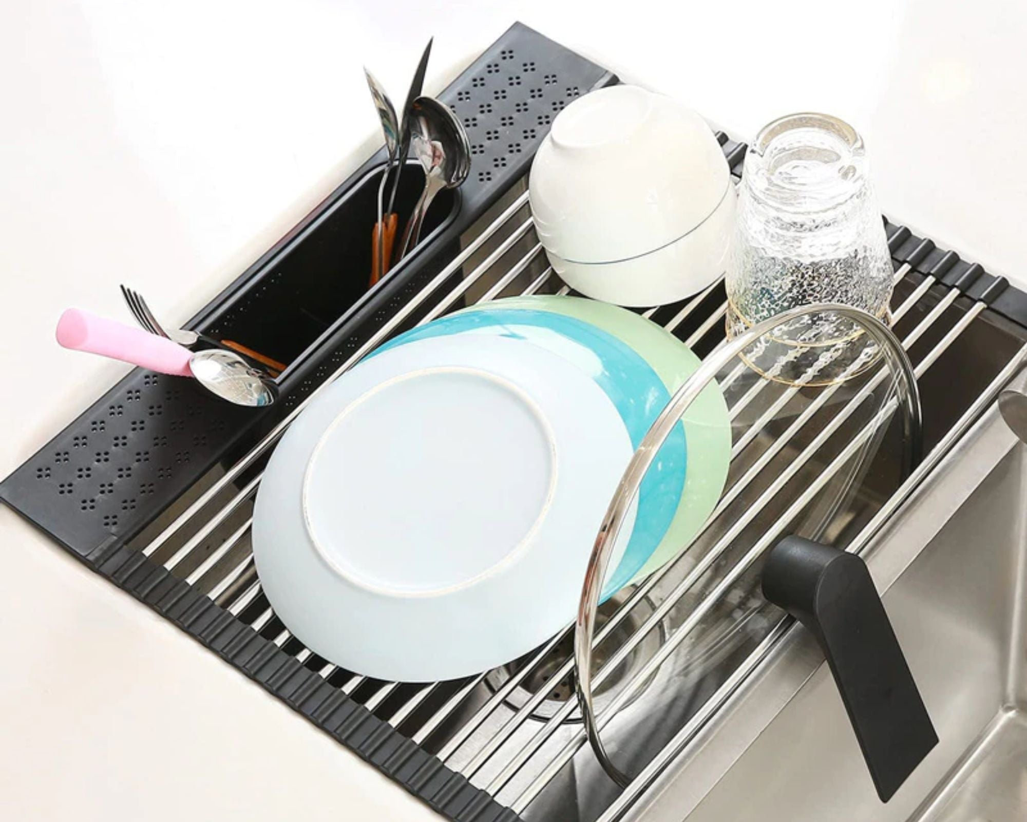 Glix - Roll-Up Dish Drying Rack