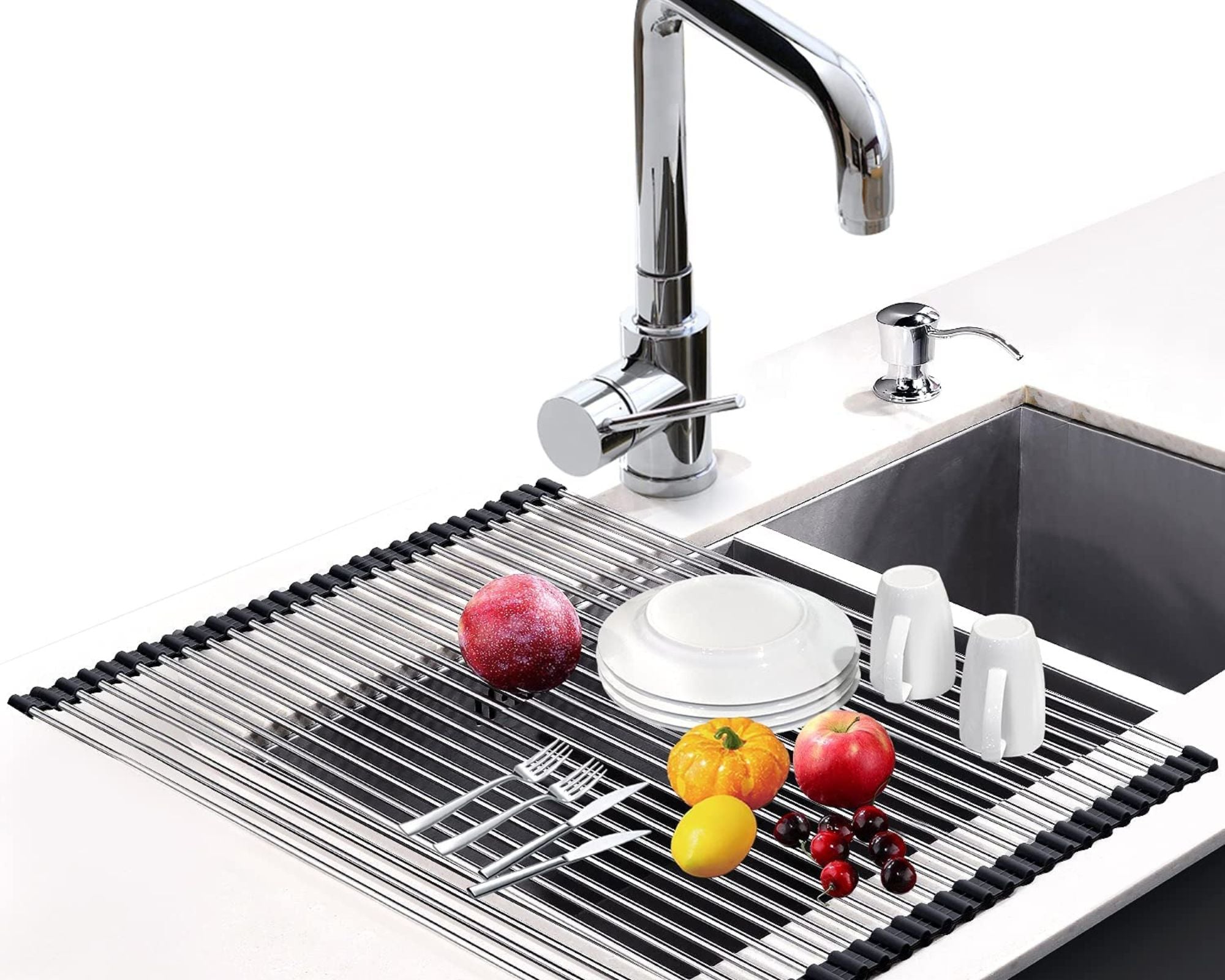 Glix - Roll-Up Dish Drying Rack